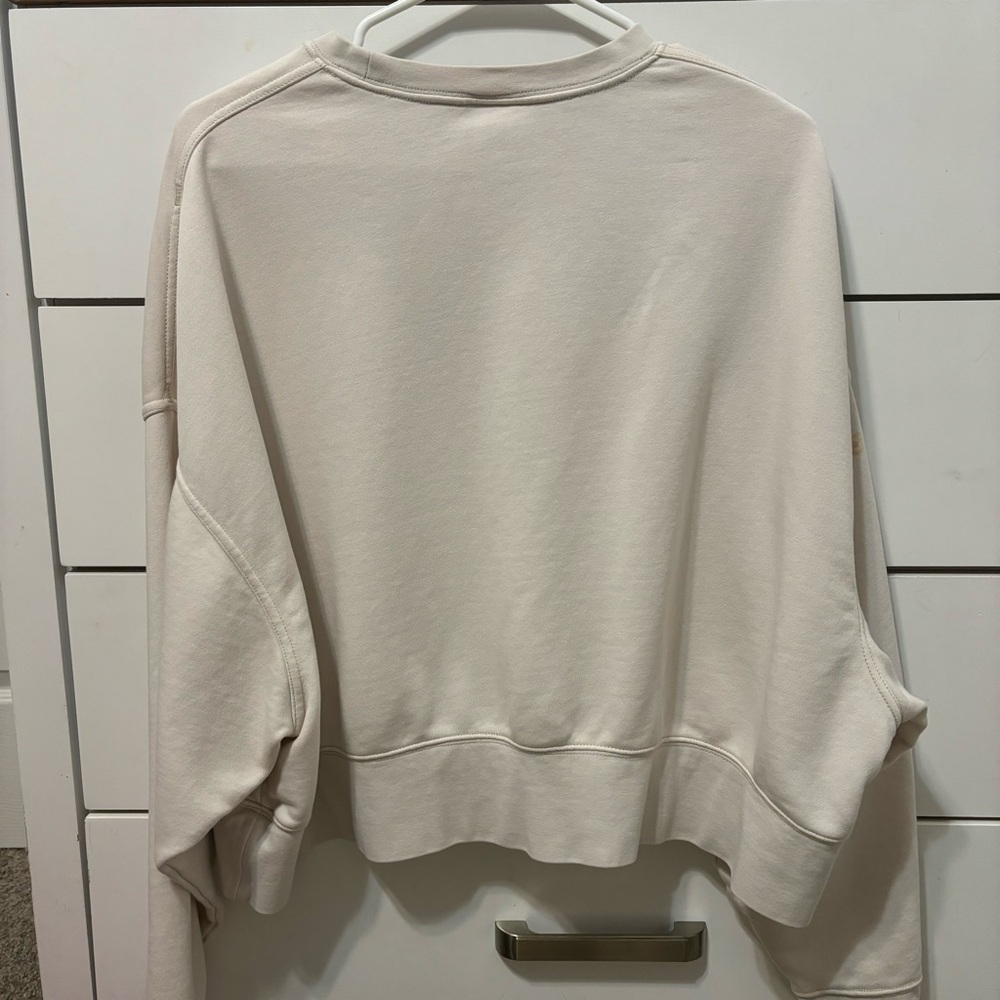 Nike Logo Sportswear Cream Crewneck - Picture 3 of 8
